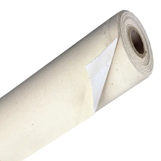 Creative Mark Spectrum Universal Unstretched Cotton Canvas Roll - 62" x 6 Yards 8 oz(9.6 oz Primed) Double Primed, Rich White Acid-Free Acrylic Priming, Canvas Rolls for Painting {3}
