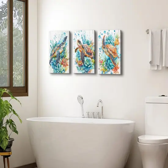 Sea Turtle Summer Wall Decor {3}