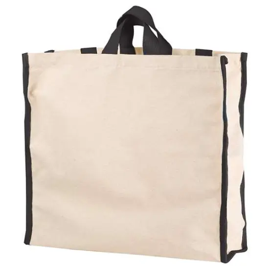 BAGedge&reg; 12 oz. Cotton Canvas Conference Hauler Duffel with Adjustable Straps and Velcro Tabs {4}