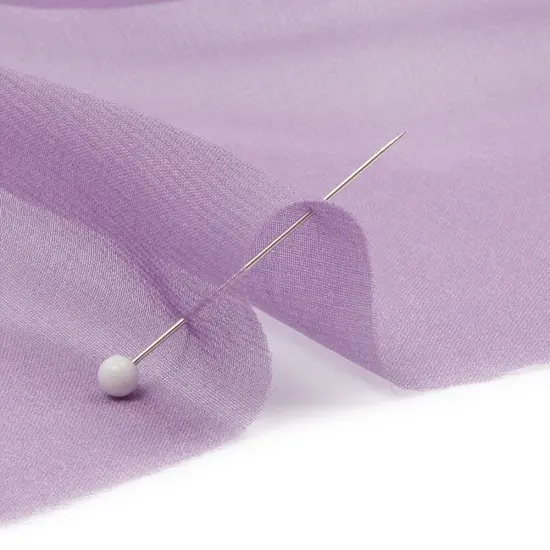 1 Yard Elegant Dusk Mauve Premium Silk Chiffon Fabric Ideal for Sophisticated Couture Creations 54 Inch Width {2}