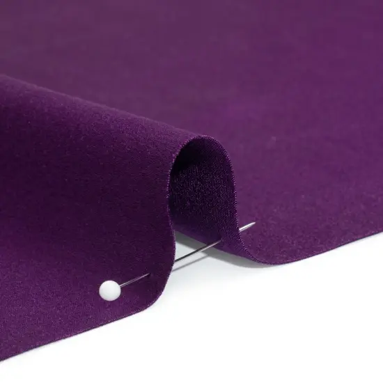 1 Yard Majesty Purple Silk Crepe Back Satin Luxurious Soft Smooth Premium Designer Fabric 44 inch Width {2}