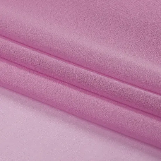 1 Yard Luxury Silk Chiffon Textile Sheer Delicate Regal Orchid 54 inch Width {1}