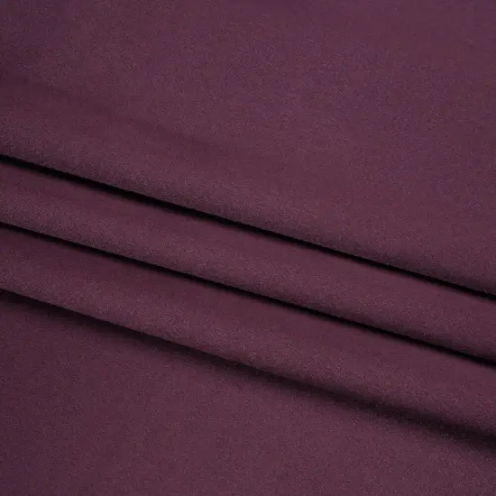 1 Yard Eggplant Silk Crepe Back Satin Elegant Soft Solid Designer Fabric 44 inch Width {4}