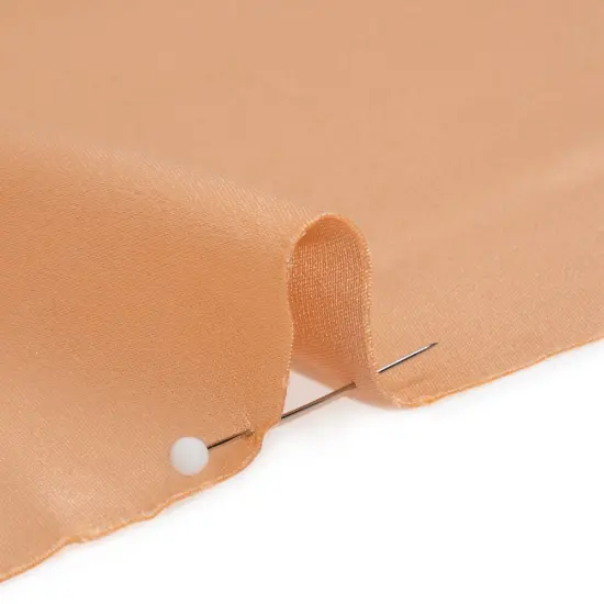 1 Yard Peach Silk Crepe Back Satin Luxurious Smooth Soft Elegant Designer Fabric 44 inch Width {2}