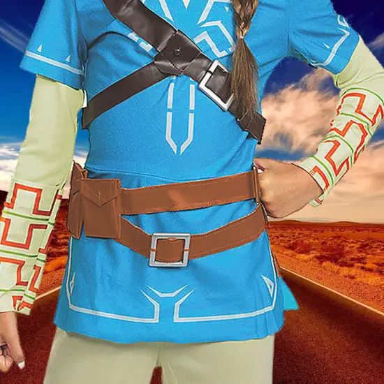 Link Breath of the Wild Deluxe Costume for Kids and Tweens {4}