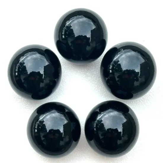 YOU CHOOSE COLOR Glass Marbles 25mm (1 inch) SHOOTER Taw Lot of 5 Black {1}