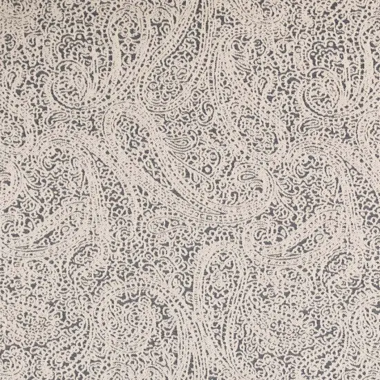 Paisley Navy - Blue Paisley Upholstery Fabric 54 Inches" {1}