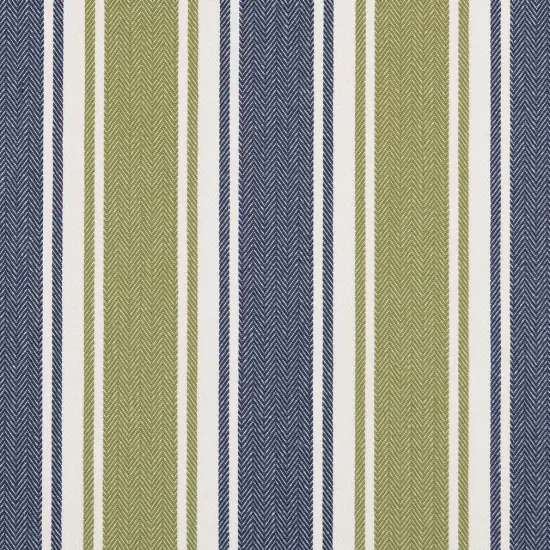 Leaf - Blue,Green Stripe Upholstery Fabric 54 Inches" {1}