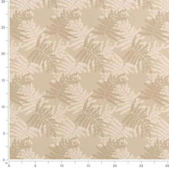 Beechwood - Beige & Taupe Leaves Upholstery Fabric 54 Inches" {4}
