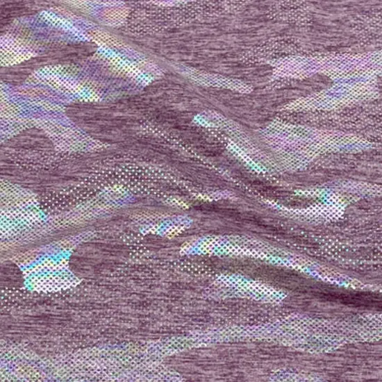 GI Jane Foil Printed EcoDelish Fabric Steel Blue/M Gunmeta {5}