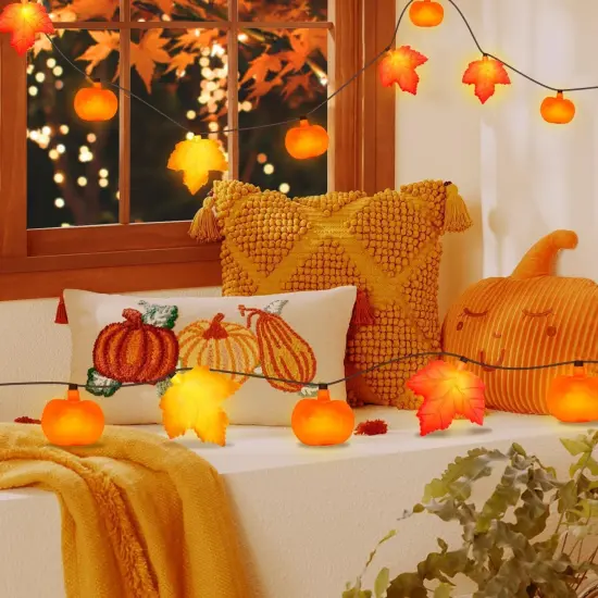 Fall String Lights - 8.5Ft LED {3}
