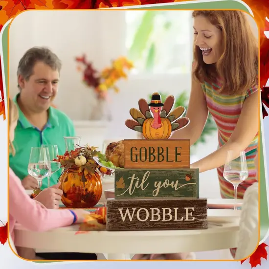 Tiered Tray Decor Fall Table Decor(Multicolor) {6}