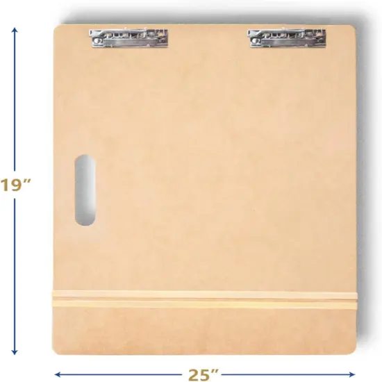 Sketch Board, Drawing Tote Board for Artists with Sturdy Clip and Rubber Bands, Portable Art Clipboard for Classroom and Studio Drawing {1}