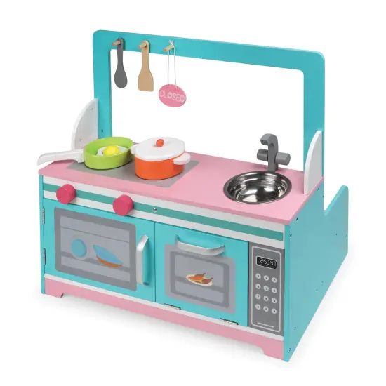 Badger Basket Retro Diner and Kitchen Doll Playset with Accessories {6}