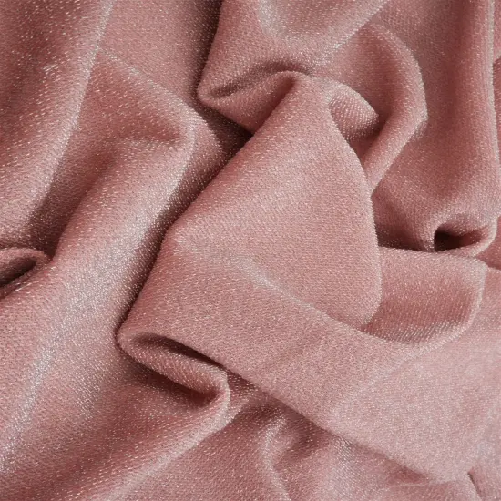 1 Yard Jersey Knit Fabric with Lurex, Soft Stretch Sparkly Finish 58/60" Wide BLACK/SILVER {6}