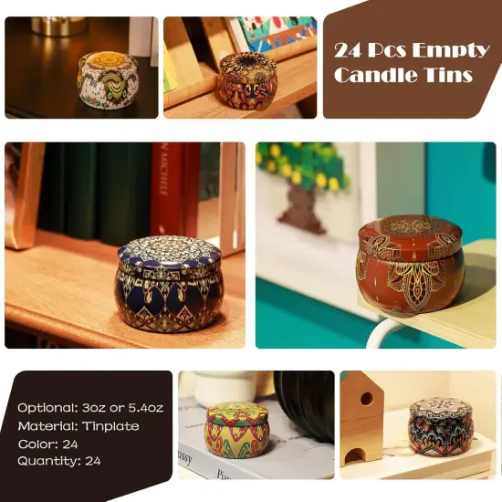 Simple Candle Making Kit with Empty Jars {4}