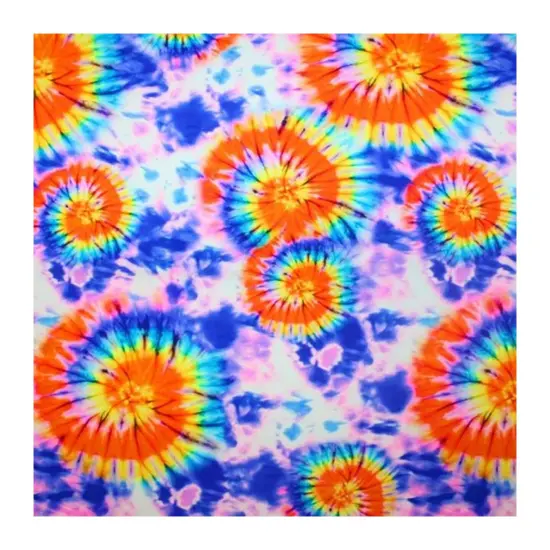 Cotton Candy Skies Printed Spandex Fabric {3}