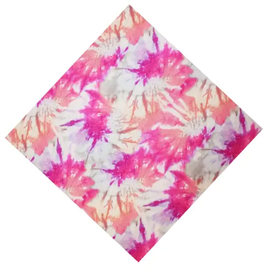 Pink Skies Printed Spandex Fabric {5}