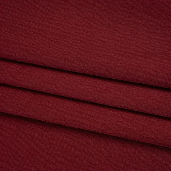 1 Yard Wine Red Hammered Polyester Satin Fabric Multipurpose 56 Inches Width {4}
