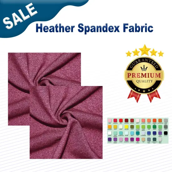 Heather Spandex Fabric {2}