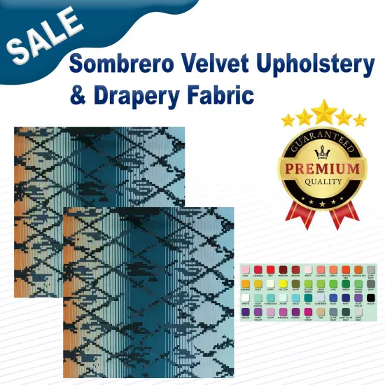 Sombrero Velvet Upholstery & Drapery Fabric Asphalt {2}