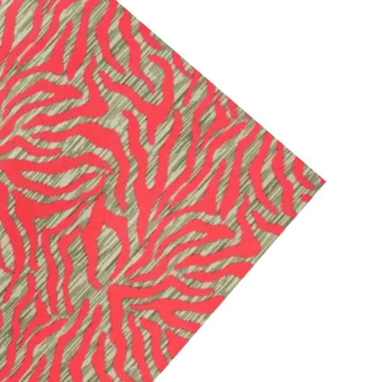 Neon Tiger Printed Spandex Wile watermelon {6}