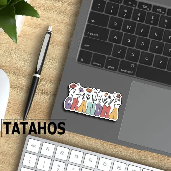 (3PCS) Grandma Sticker, Gifts for Mom, Mommy Birthday Sticker, Decor Books Laptop Phone Tumbler Waterproof Vinyl Water Bottle, Gifts Mother Day Christmas Thanksgiving Decals 3"x1.5" Inch {5}