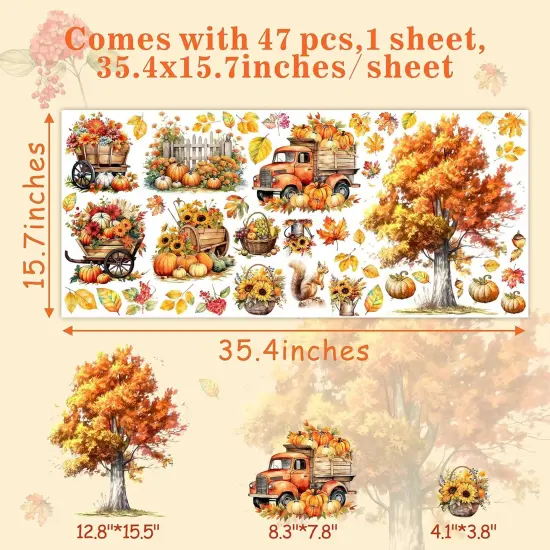 Maple Tree Wall Decals {5}