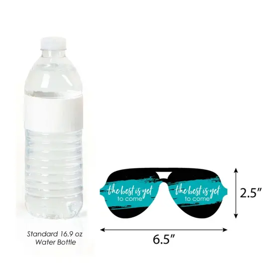 Big Dot of Happiness 2025 Teal Graduation Glasses - Paper Card Stock Party Photo Booth Props Kit - 10 Count {6}