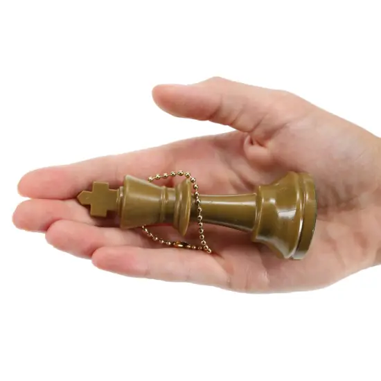 WE Games Keychain Bag Tag Chessmen - Includes 17 Pieces {3}