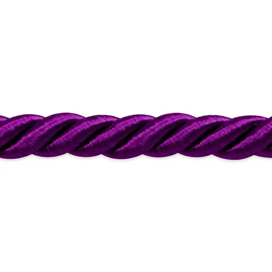 5 yards of Rebekah 1/4" Twisted Cord Trim | 5 yard cut Purple {1}