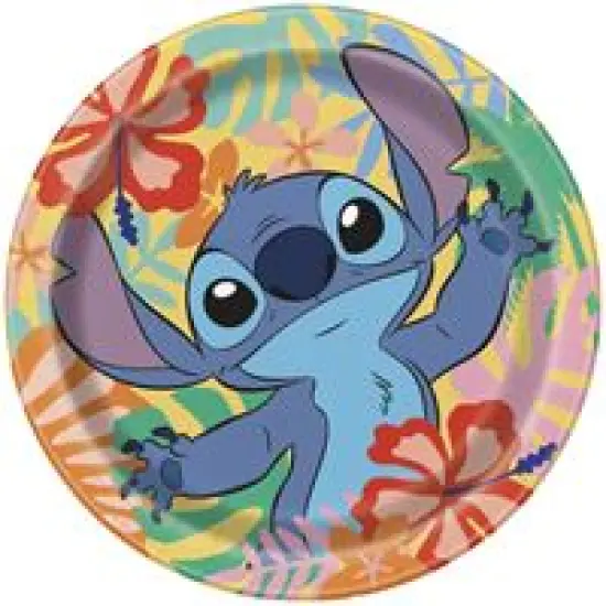 Disney Stitch Round 9" Dinner Plates 8ct {1}