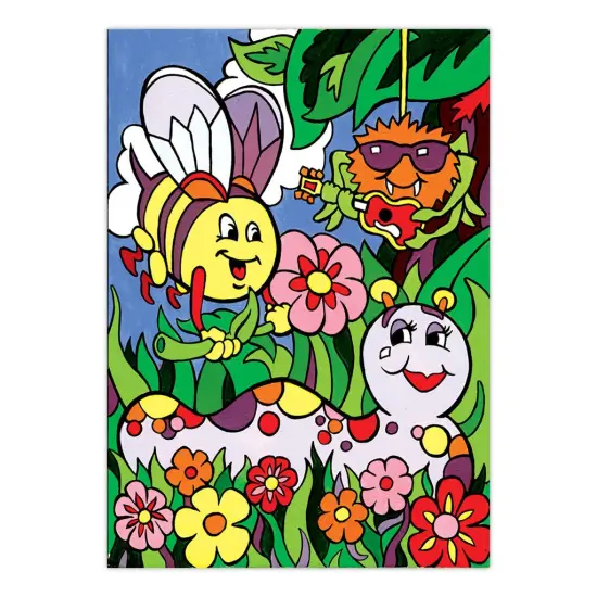 MFP14 | Painting by numbers&trade; Children's 10pc 8.75" x 11.75" Summer Bugs Painting Project {2}