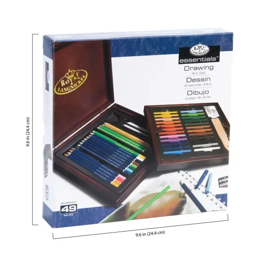 RSET-DRAW1600 | Essentials&trade; 49pc Drawing Travel Art Set {4}