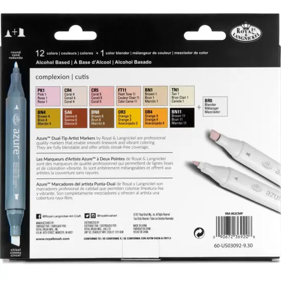 RM-953CMP | Azure&trade; 13pc Complexion Color Marker Set {6}