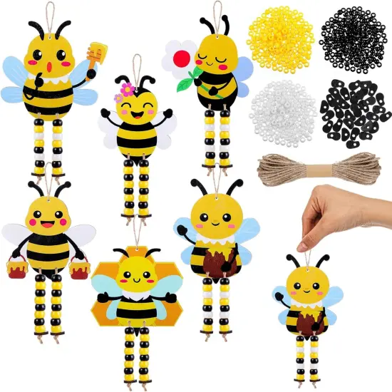 24 Sets Bee Sign Craft Kits Spring Crafts {1}