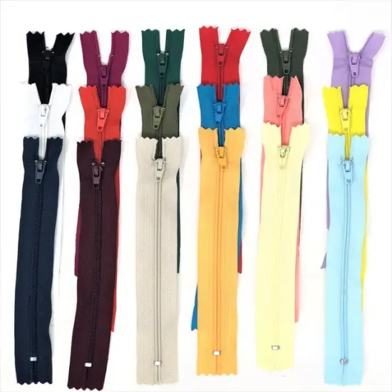 Nylon Zippers 10 Inches Coil #3 Closed Bottom {2}