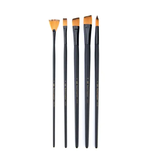 RSET-4302 | Essentials™ 5pc Gold Taklon Variety Brush Set 4302 {2}