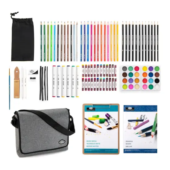 FA-59962 | Sketch & Draw Artist Satchel Art Set 165pc {5}