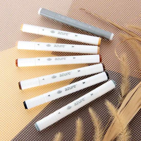 RM-909RST | Azure&trade; 7pc Rustic Color Marker Set {4}