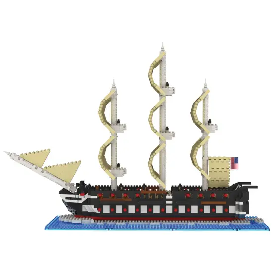 Mini Building Blocks - USS Constitution Boston MA {5}