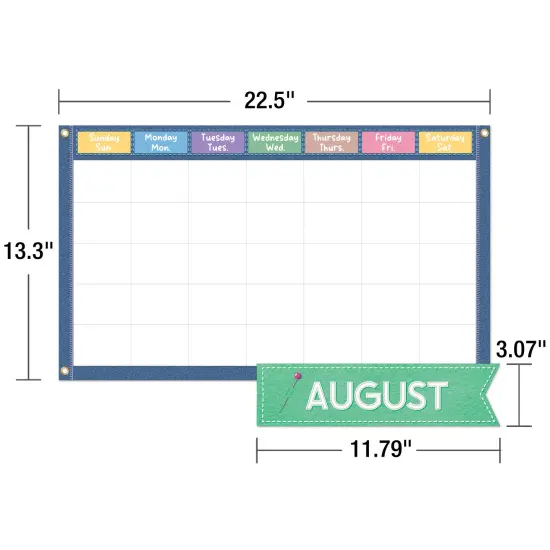 Carson Dellosa Crafty and Cool 145-Piece Calendar Bulletin Board Set, Monthly Headers, Cover Ups, Seasons, Weather, Days of Week Chart, and More Classroom Decor {3}