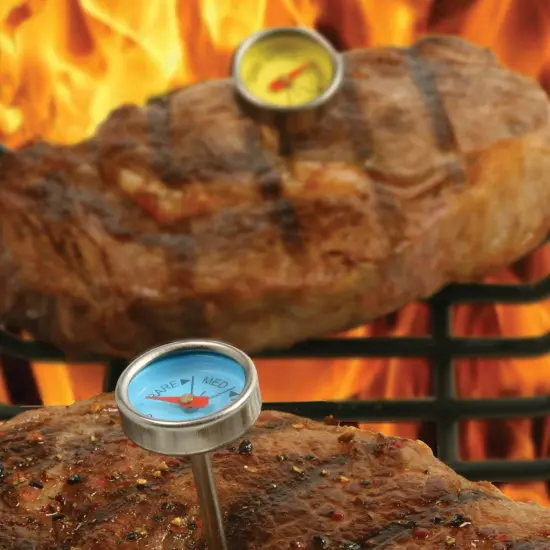 Norpro 5984 Mini Steak Thermometers - Color Coded Set of 4 {5}