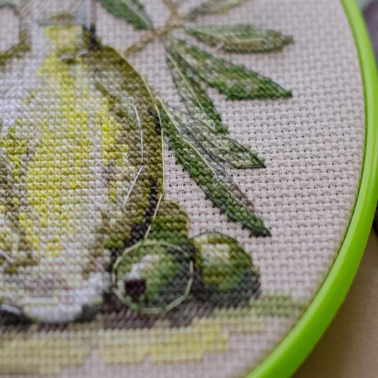 Counted Cross stitch kit - Olive aroma {4}