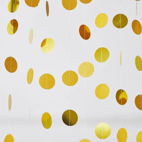 Gold Glitter 4 Pcs Birthday Party Decorations {1}