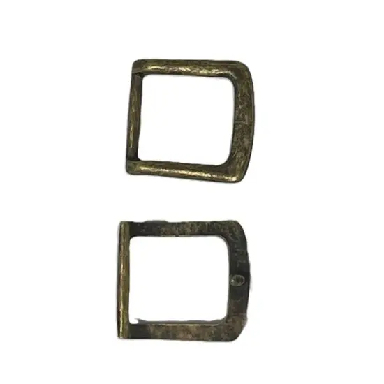 Antique Brass Prong Belt Buckle 1.25 Inche Vintage Style Metal Hardware {3}