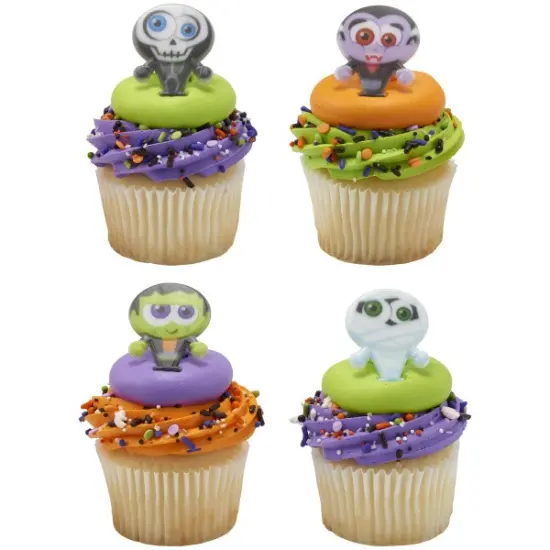 Classic Monster Assortment Cupcake Rings, 12ct {3}