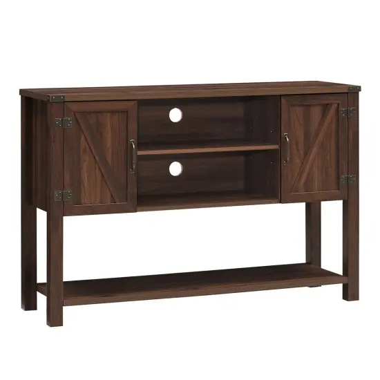 Costway Barn Door TV Stand Console Sideboard Buffet for TVs Up to 60'' w/Storage Cabinets {6}