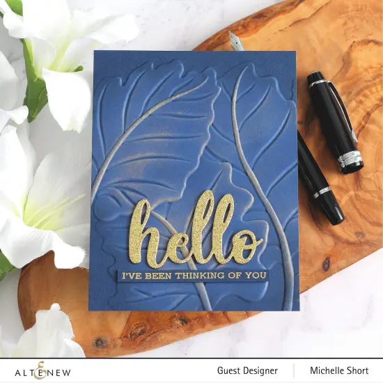 Alocasia 3D Embossing Folder {2}