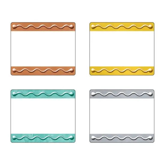 I &hearts; Metal&trade; Embossed Terrific Labels&trade; Variety Pack, 36 Per Pack, 6 Packs {2}